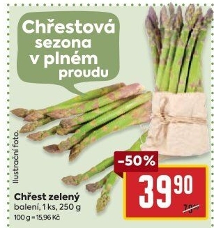 Chřest zelený