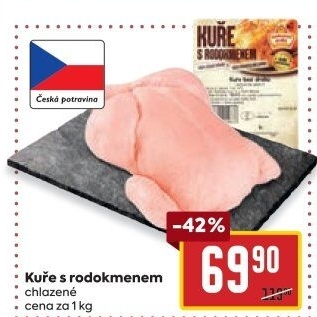 Kuře s rodokmenem Vodňanské kuře