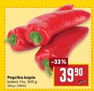 Paprika červená kapie
