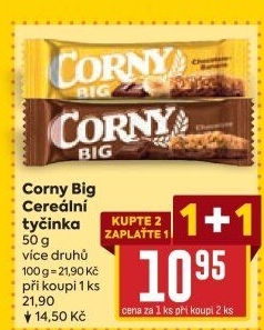 Tyčinka cereální BIG Corny
