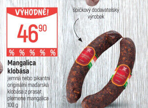 Klobása Mangalica