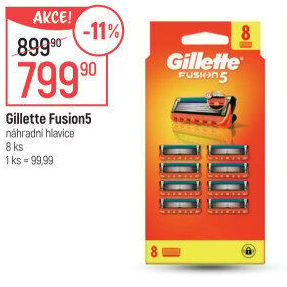 Náhradní hlavice pánské Fusion5 Gillette