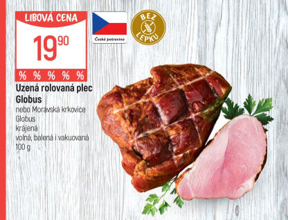 Uzená rolovaná plec Globus