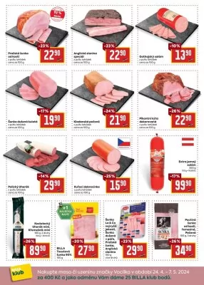 akční leták BILLA 29.4.2024-5.5.2024