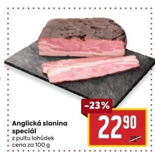Anglická slanina speciál