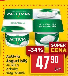 Bílý jogurt Activia Danone