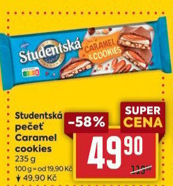 Čokoláda Studentská pečeť Orion