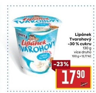 Dezert Lipánek tvarohový Madeta