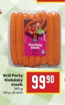 Klobása klasik Grill Party