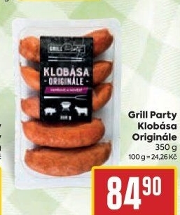 Klobása Originále Grill Party