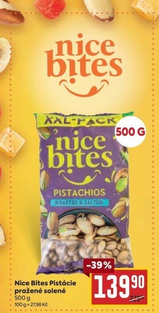 Pistácie pražené Nice Bites