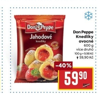 Plněné knedlíky mražené Don Peppe