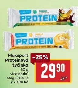 Proteinové tyčinky Maxsport