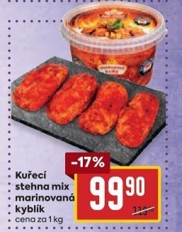Stehna kuřecí mix na gril Vodňanské kuře