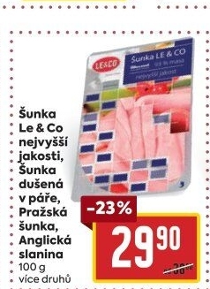 Šunka nejvyšší jakosti LE&amp