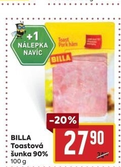 Šunka toastová Billa