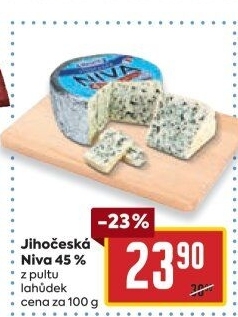 Sýr Niva Jihočeská 45% Madeta