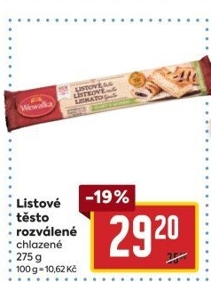 Těsto listové Wewalka