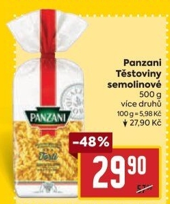 Těstoviny Panzani