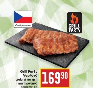 Vepřová žebra marinovaná na gril Grill Party