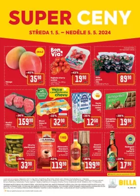 akční leták BILLA 29.4.2024-5.5.2024