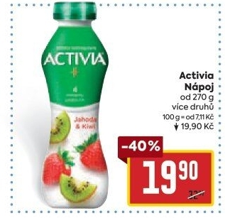 Jogurtový nápoj Activia Danone
