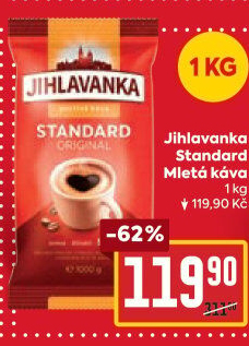 Mletá káva Standard Jihlavanka