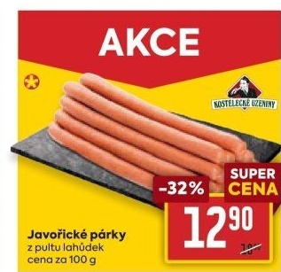 Párky javořické Kostelecké uzeniny