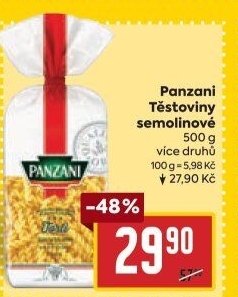 Těstoviny Panzani