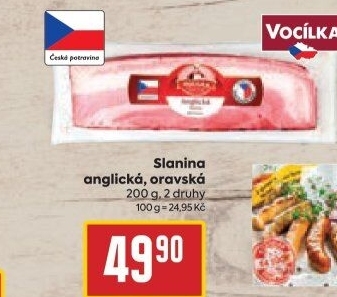 Anglická slanina Vocílka