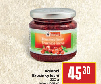 Brusinky lesní Valenzi