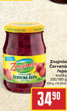 Červená řepa Znojmia