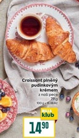 Croissant s náplní