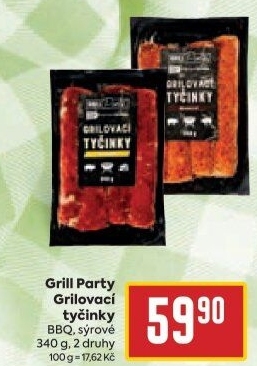 Grilovací tyčinky barbecue Grill Party