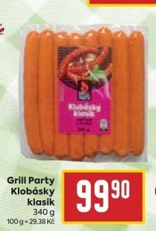 Klobása klasik Grill Party