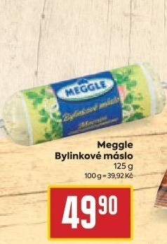Ochucené máslo Meggle