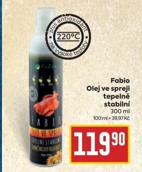 Olej ve spreji Fabio