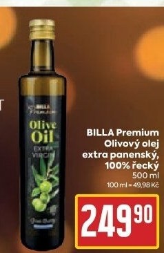 Olivový olej extra panenský Premium Billa