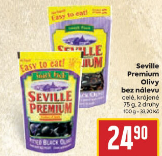 Olivy bez nálevu Seville Premium