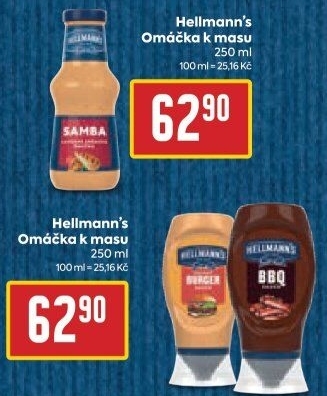 Omáčky k masu Hellmann'