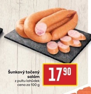 Salám šunkový točený
