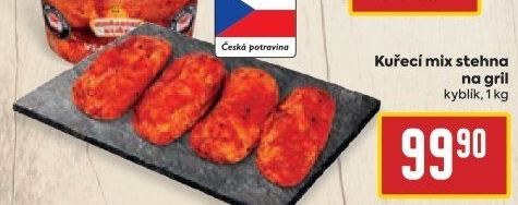Stehna kuřecí mix na gril Vodňanské kuře