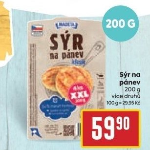 Sýr na pánev Madeta