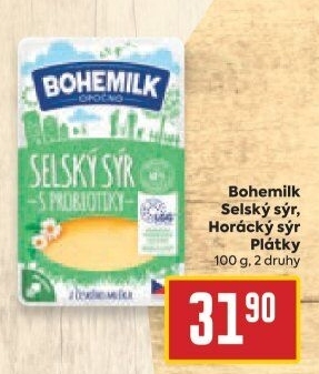 Sýr selský s probiotiky Bohemilk Opočno