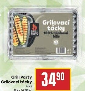 Tácky grilovací Grill Party