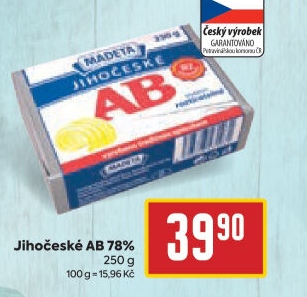 Tuk Jihočeské AB Madeta
