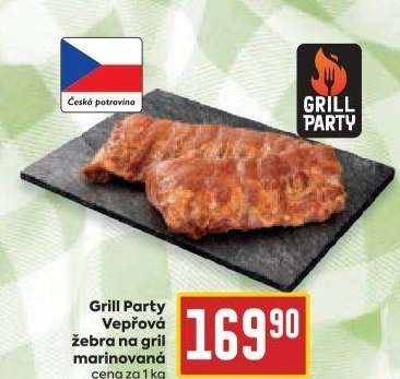 Vepřová žebra marinovaná na gril Grill Party