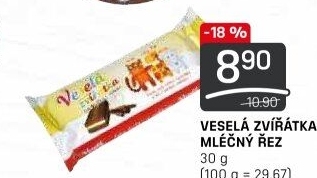 Dezert řez Veselá zvířátka