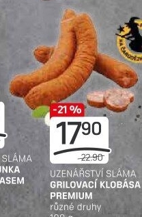 Klobása grilovací premium Sláma