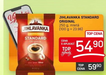 Mletá káva Standard Jihlavanka